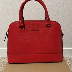 Calf Leather Purse / Red / Kate Spade / Like New! 