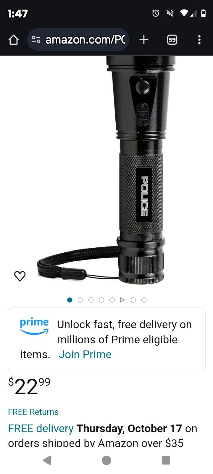 Tazor Flashlight