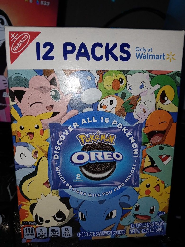 Pokemon Oreos Box Sealed