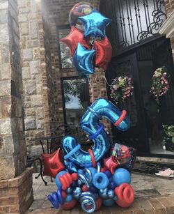 Balloons Bouquet Spider-Man