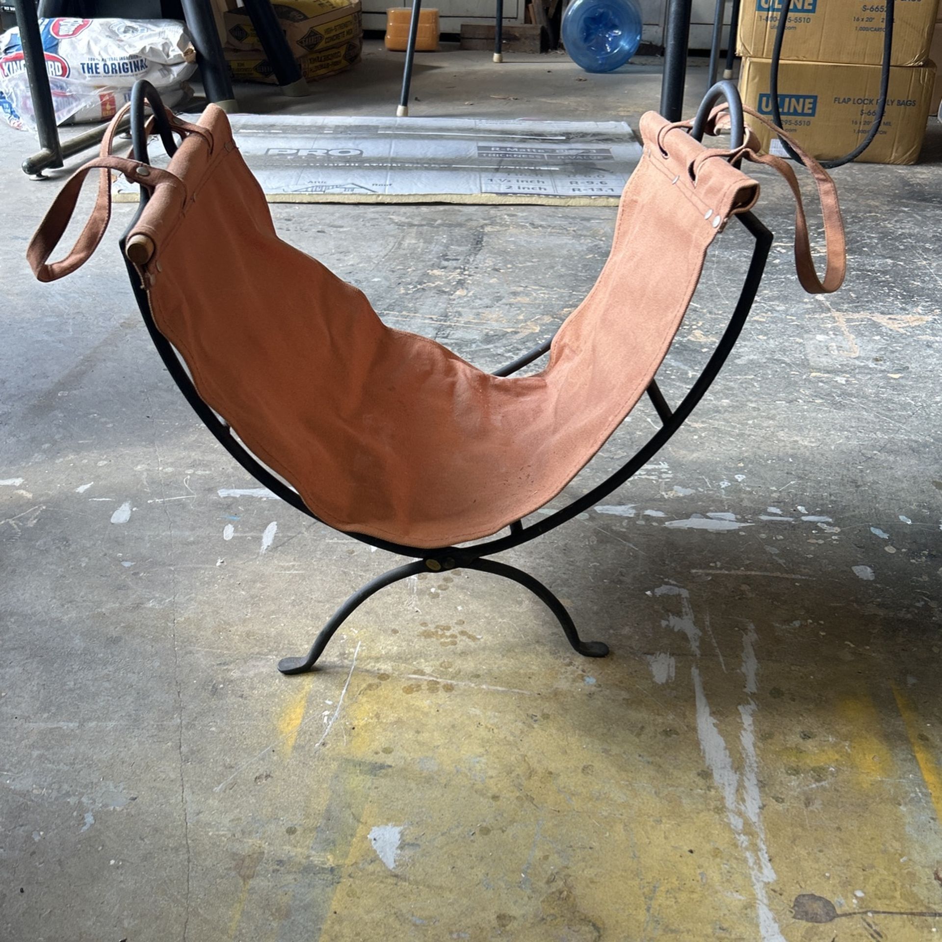 Firewood Cradle With Canvas Carrier