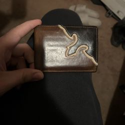 Mens Western Leather Bifold Wallet