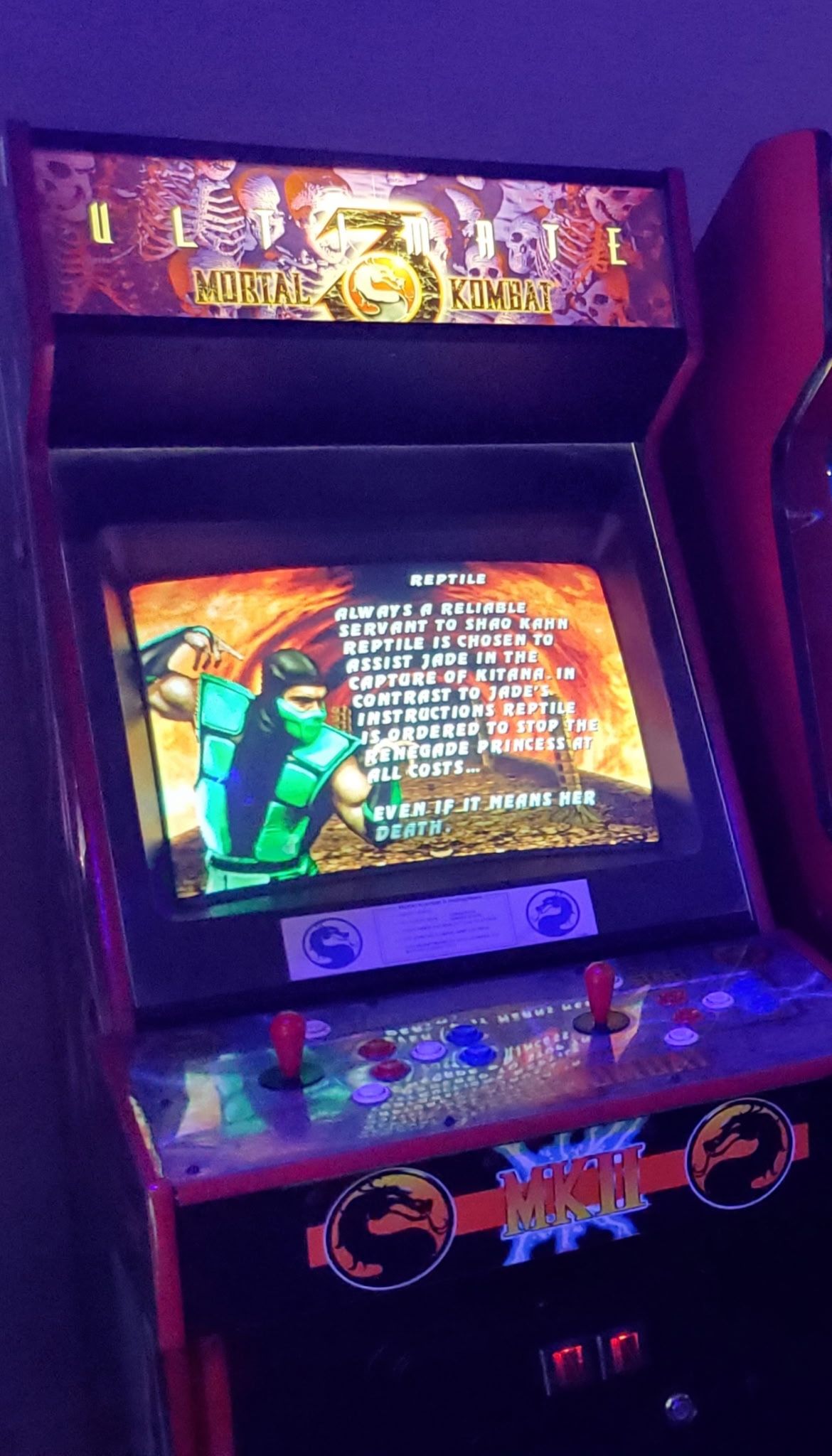 Midway Ultimate Mortal Kombat 3 Arcade Machine