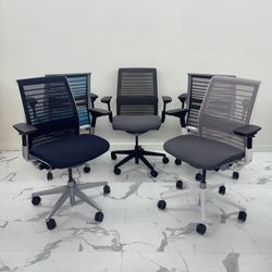 LIKE NEW STEELCASE THINK V2 CHAIRS, FULLY LOADED WITH LUMBAR SUPPORT! VARIETY OF COLORS AVAILABLE!