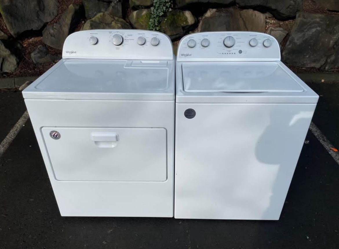 Whirlpool Washer and Dryer