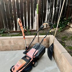 LawnMaster Lawn Mower & Weed Trimmer