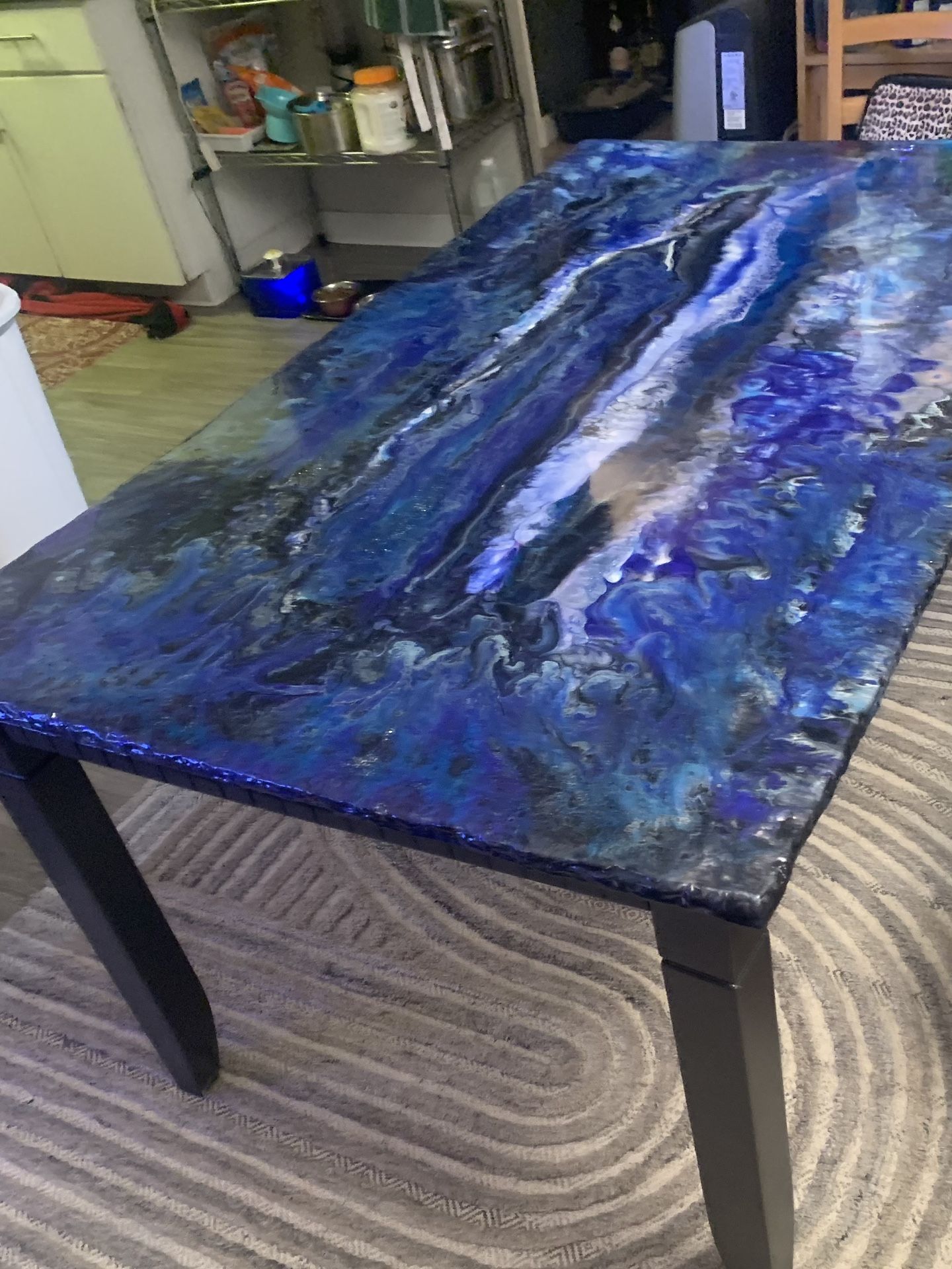 Acrylic Poured Table