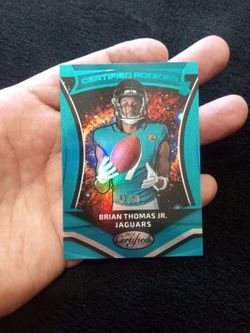 Brian Thomas Jr 2024 Certified Mirror Teal /75 RC