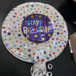 Happy Birthday Mylar Balloons