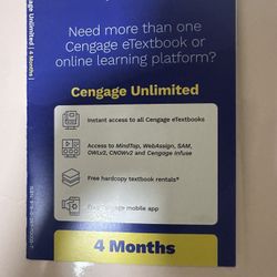 Cengage Unlimited 4 Months