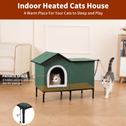 Casita elevada para gatos