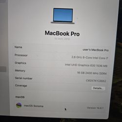 2018 15inch MacBook Pro 512gb