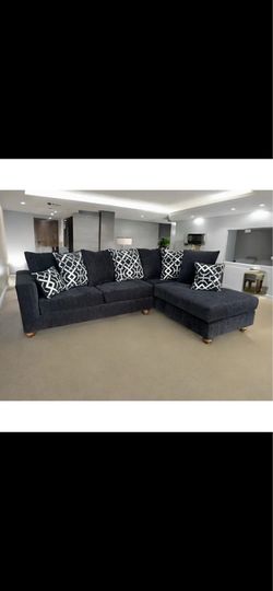 Hermoso Sectional black 😎🚛😄😄😄