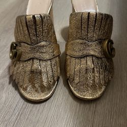 Gucci Marmont Heeled Mule