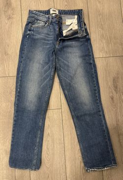 Paige High Rise Straight Sarah Jeans Pre-owned
