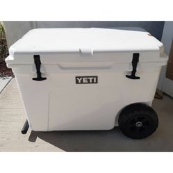 YETI Tundra Haul Wheeled Hard Cooler White, New