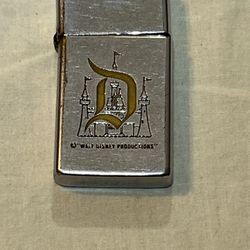 Disney Zippo Sleeping Beauty With The Gold D In Disneyland