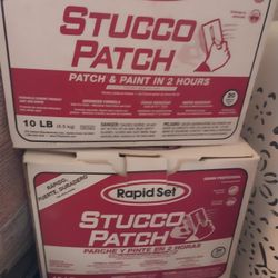 Stucco Patch New 3 For 50.00
