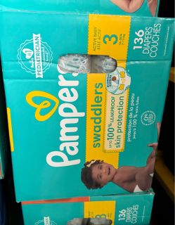 Pampers size 3 (136 count new)