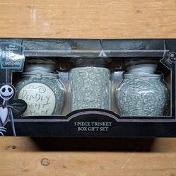 Nightmare Before Christmas 3 Piece Trinket Box Set