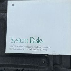 VINTAGE Apple Macintosh 1991 System Disks Full Mac OS 7.0.1 (contact info removed)-B #PC