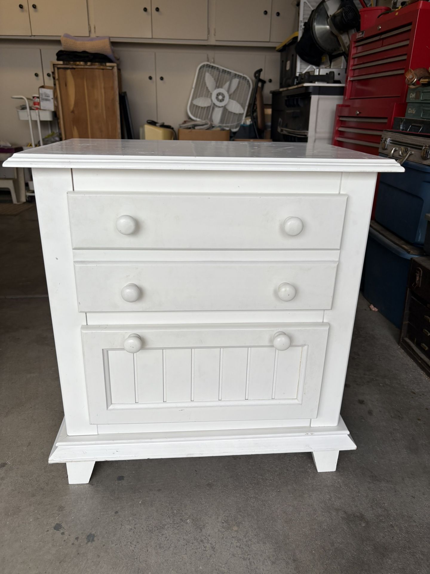 Dresser And Nightstand - White