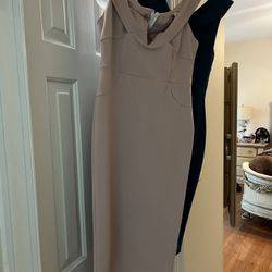 2 Dresses (size 6); Blue - Calvin Klein