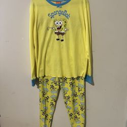 Spongebob Squarepants Y2k  2005 Pajama Set Size Xl
