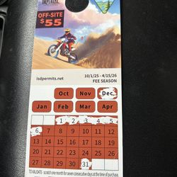 Anyone in need of an Imperial Sand Dunes weekly pass? I’m out $55 bucks. Cycle Gear says non-refundable.
