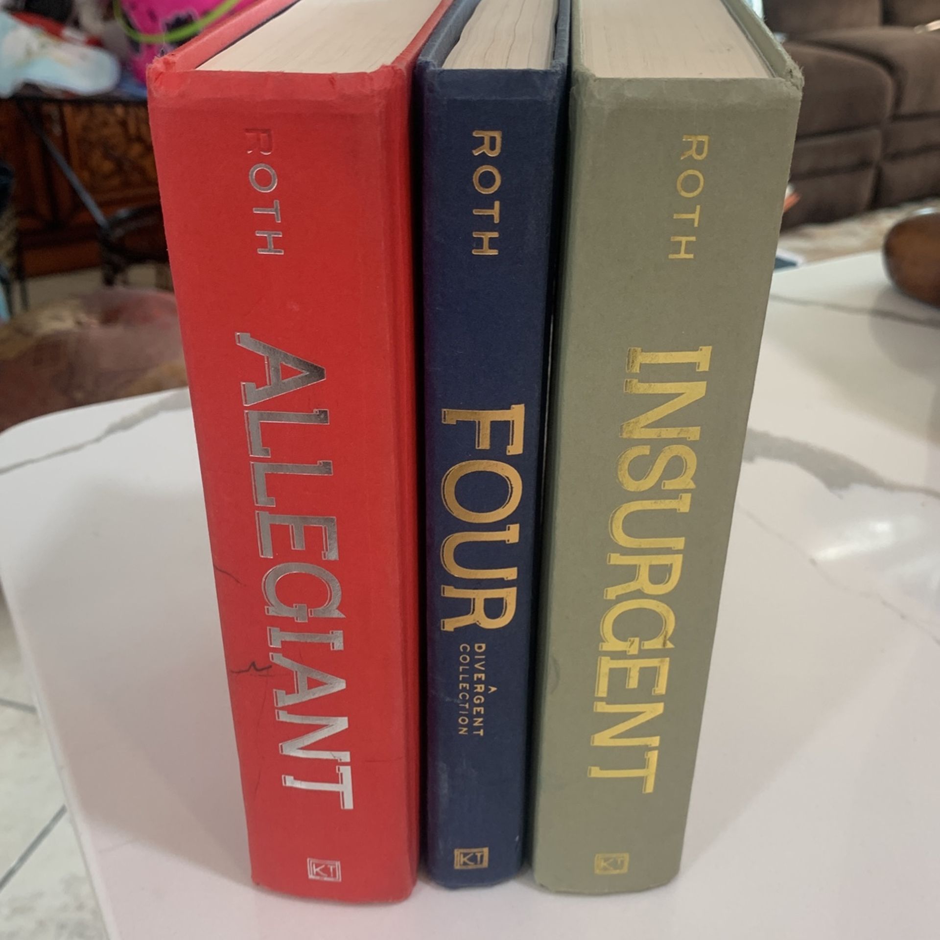 Insurgent, Four, Allegiant Books
