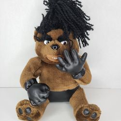 WWE BOOKER T PLUSH TEDDY BEAR! WCW Champion 2002 Rare