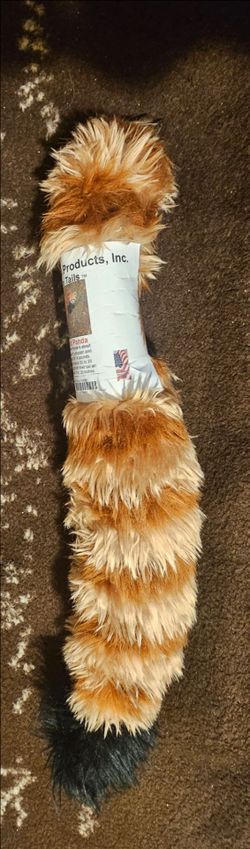HOLLOWEEN NEW RED PANDA PLUSH TAIL CLIP ON 20" COSPLAY COSTUME