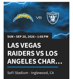 Chargers vs Raiders