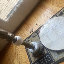 Marble & Metal Small Table