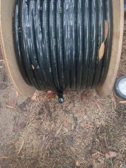 Large Spool of Black Gas Hose brand new