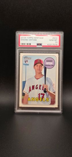 2018 Topps Heritage Shohei Ohtani