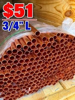 Copper Pipe 3/4" Type L 10ft