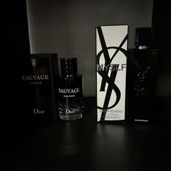 Ysl Myslf and Sauvage Dior 