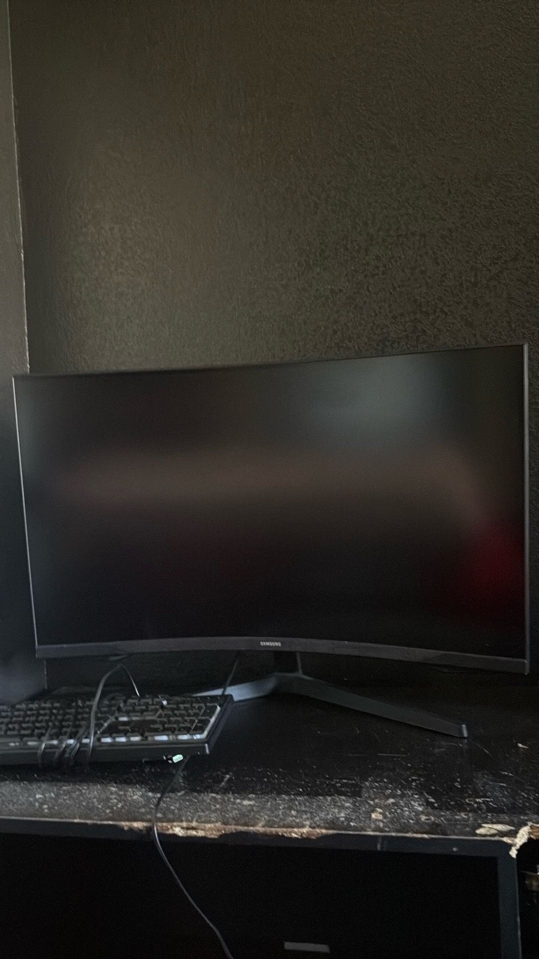 Gaming monitor black