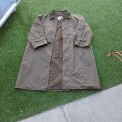 Men's Leather Trenchcoat