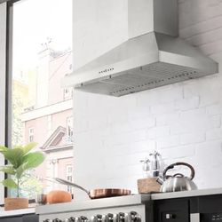 36" Convertible Vent Wall Mount Range Hood in Stainless Steel (KL3-36)