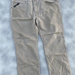 Ariat Pants Mens 38x32(29) Rebar M4 Low Rise Boot Cargo Stretch Flex Canvas Work