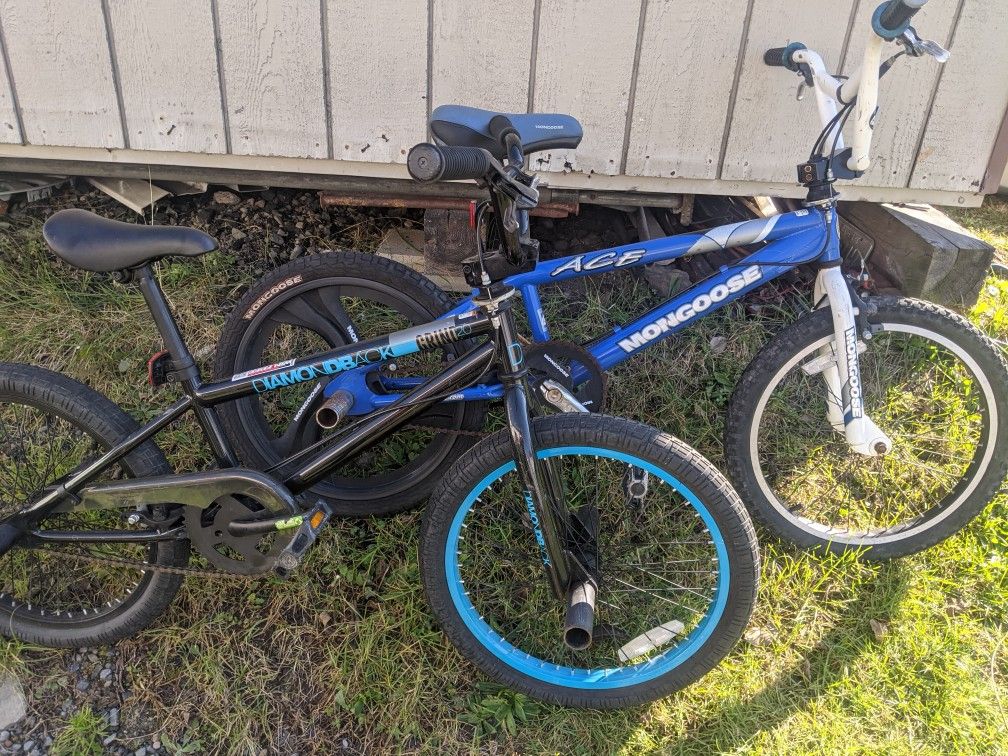 Diomdback/ Mongoose Bmx Bikes