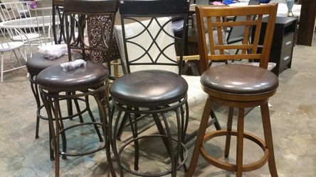 Mitch match bar stools $60 each