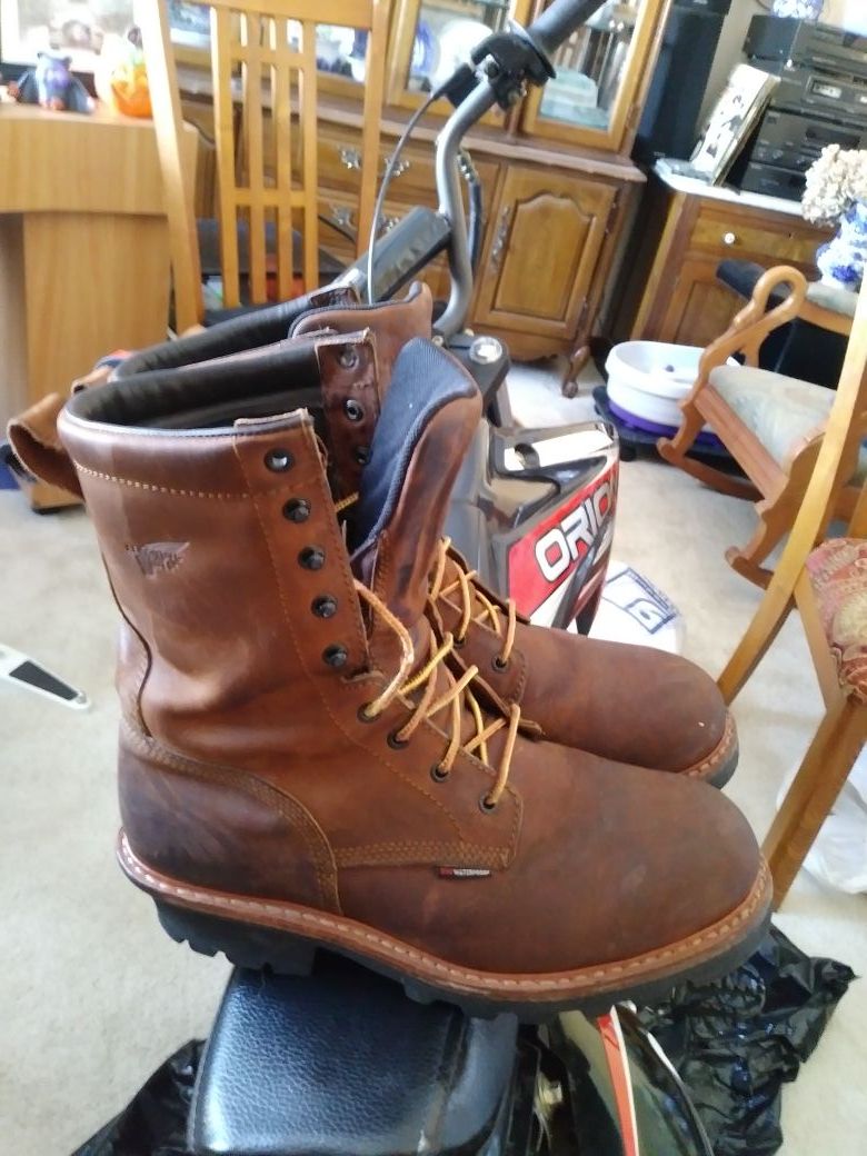 Red wing shop logger boots 4417