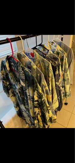 Tommy Bahama 7 ea. silk shirts xxl