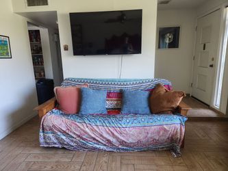 Futon Con Almohadas, Robusto y Comodo