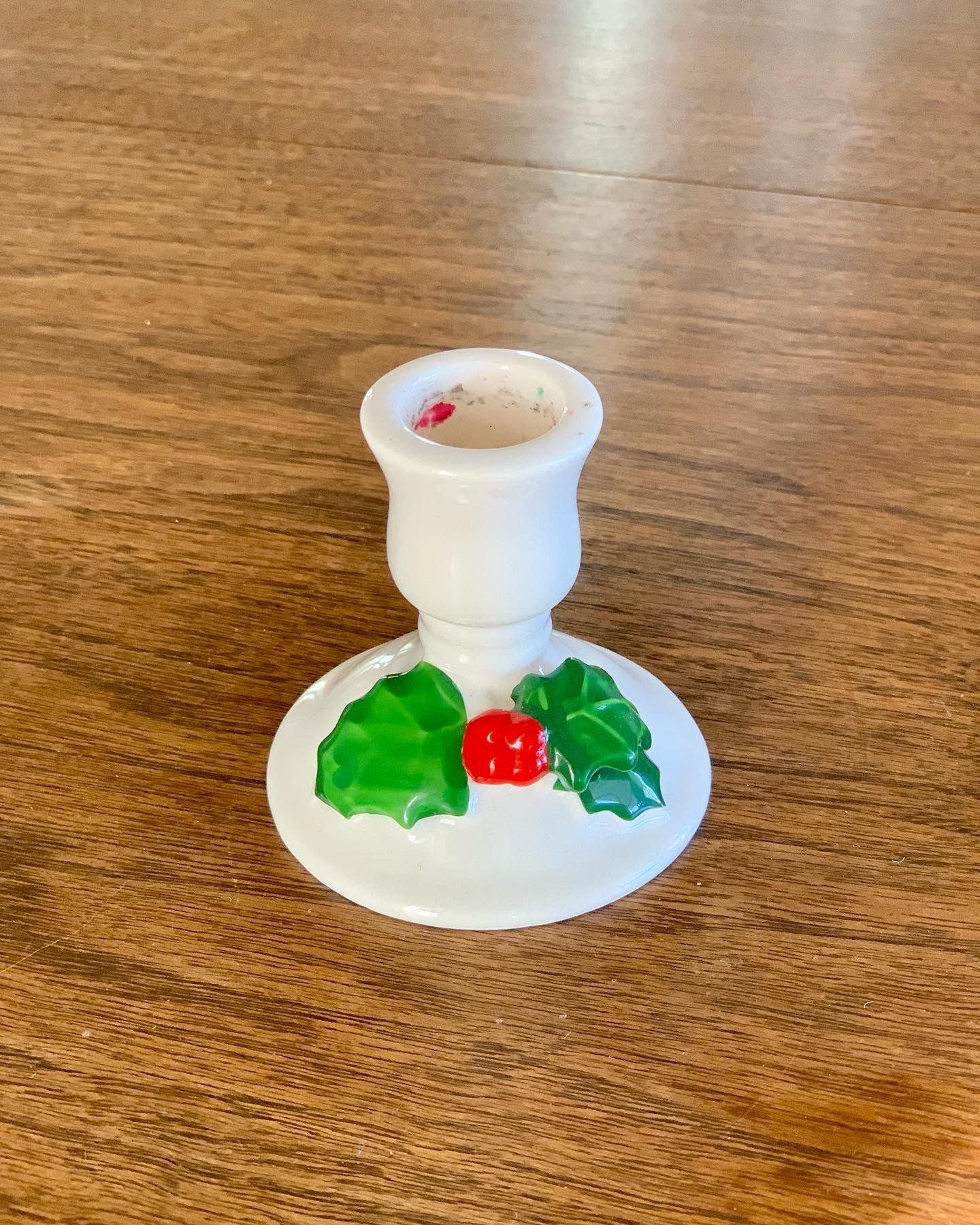 Vintage Lillian Vernon Holiday Candle Holder