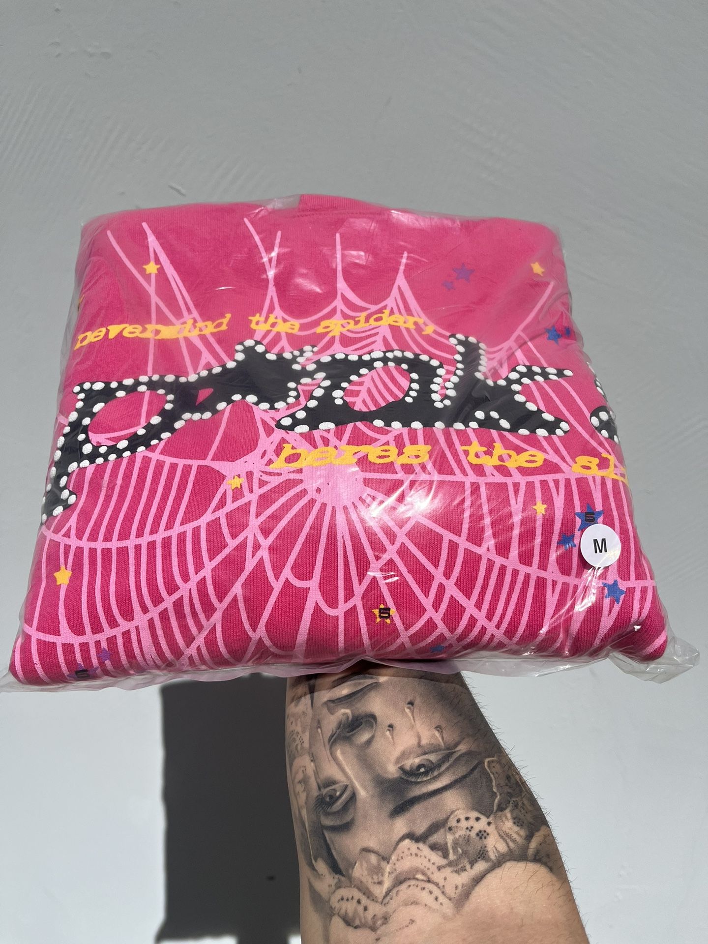New Spider Pink Punk Hoodie All Sizes s XXL