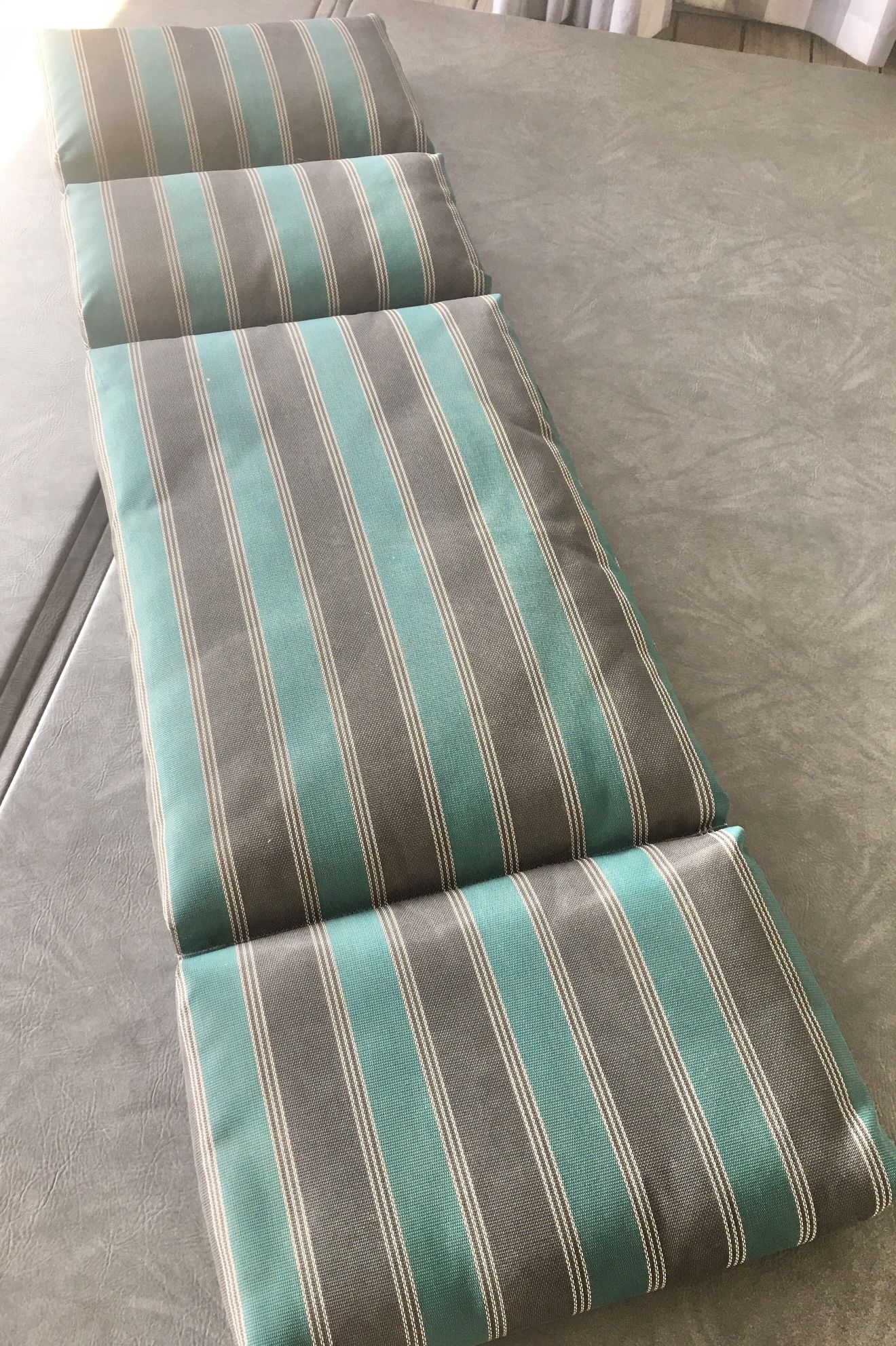 (Melrose) Cushion For Outdoor Chaise Lounge Chair Cabana Stripes